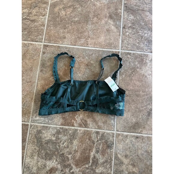 Aerie Coral Lace Bandeau Bralette Sycamore Size Small - Picture 5 of 7